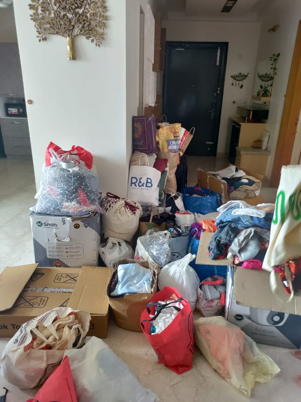 Drives across multiple apartments